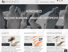 Tablet Screenshot of kingmed.pl